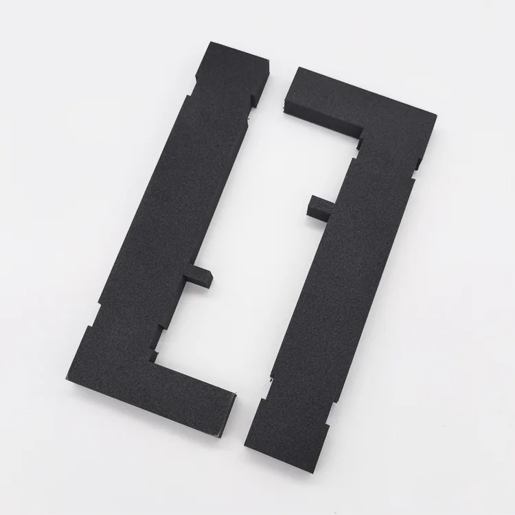 Custom die-cut black EPDM foam cushioning parts