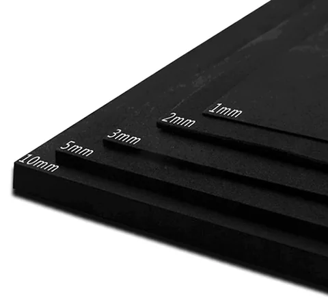 CR foam block with precision holes for industrial control cushioning
