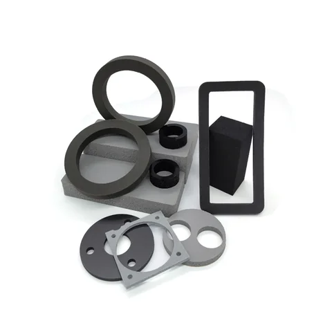 Silicone foam curved pads for stable instrument interfaces