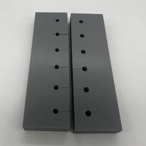 Silicone foam cushioning strips