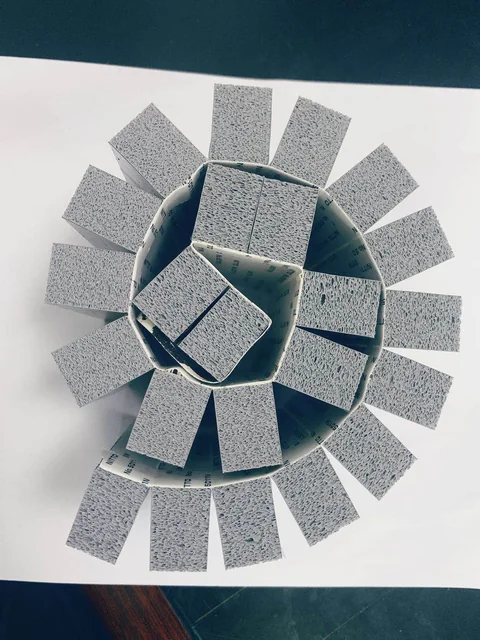 Side-adhesive silicone foam sealing strip