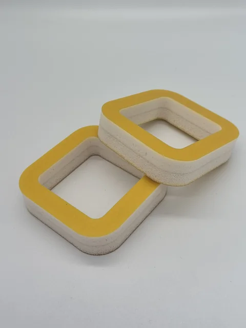 Silicone foam high-temperature adhesive-backed cushioning tape